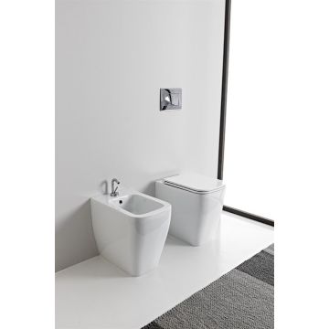 Miska WC stojąca 55x36 cm Scarabeo Teorema 2.0 tobacco 5138/CL53
