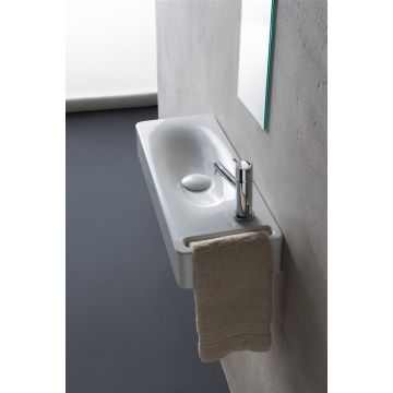 Umywalka wisząca 50x22 cm Scarabeo Hung z otw. lawa 151237