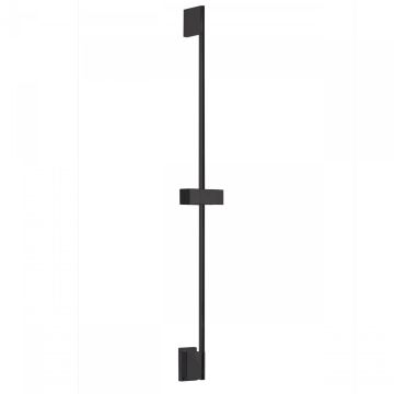 Drążek prysznicowy przesuwany 76 cm Tres czerń matowa 03493299NM
