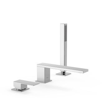 Bateria wannowa trzyotworowa Tres Cuadro chrom 00616105
