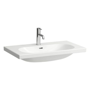Umywalka ścienna Laufen Lua Pro 800 x 460 x 180 mm z otw. z przelewem biały lcc H8100874001041