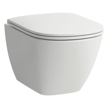 Miska WC podwieszana Laufen Pro Lua krótka, Rimless ADVANCED 490 x 360 x 345 mm biały lcc H8200834000001