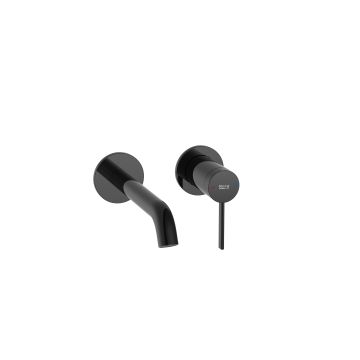Bateria umywalkowa podtynkowa Roca Ona titanium black A5A359ECN0