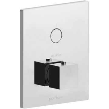 Bateria termostatyczna podtynkowa 1-drożna z CPBOX Paffoni Elle chrom CPT513CR
