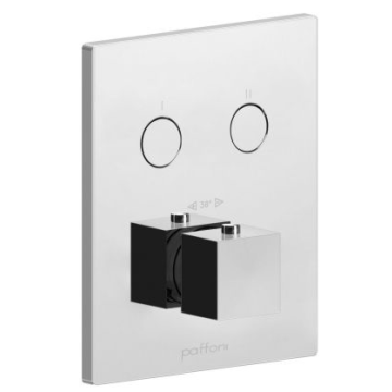 Bateria termostatyczna podtynkowa 2-drożna z CPBOX Paffoni Elle chrom CPT518CR