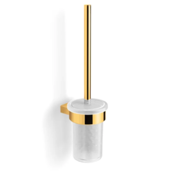 Szczotka WC wisząca 10 cm x 12 cm x 40 cm Stella Soul złoty połysk 06.430-G