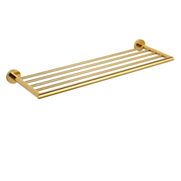Półka na ręczniki 65,5 cm x 21,5 cm x 5,5 cm Stella Classic złoty połysk 07.010-G