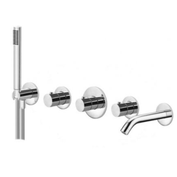 Bateria wannowa podtynkowa termostat Paffoni Stick chrom MDE001CR