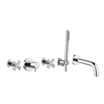 Zestaw wannowy podtynkowy Emmevi Spirit New chrom SPI015ZWW.CR