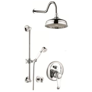 Zestaw natryskowy podtynkowy Emmevi Tiffany chrom TIF015ZN1ACR