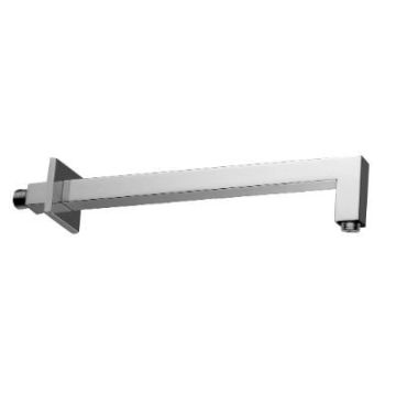 Ramię ścienne kwadratowe 40 cm Paffoni biały mat ZSOF063BO
