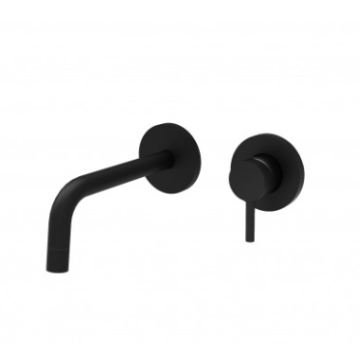 Bateria podtynkowa umywalkowa 248 mm Paffoni Light czarny mat LIG106NO70