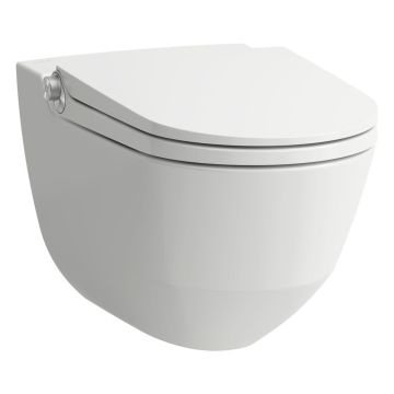 Toaleta myjąca podwieszana Riva Laufen RIMLESS 395 x 600 x 505 mm biały mat H8206917570001
