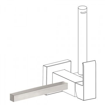 Wieszak na ręcznik Tres Cuadro Exclusive stal 03412402AC