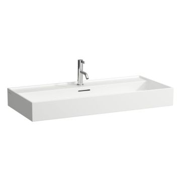 Umywalka ścienna 1000x460 mm Laufen Kartell bez otw. biała H8103370001091