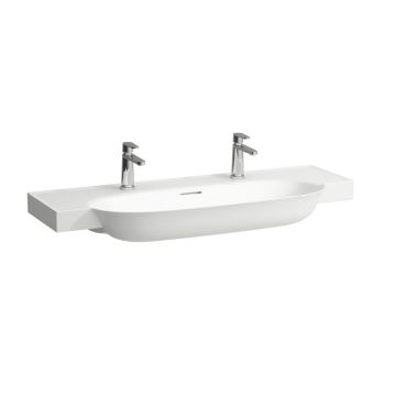 Umywalka ścienna Laufen The New Classic 1200 x 480 mm z 2 otw. biały mat H8138587571071