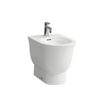 Bidet stojący, przyścienny Laufen The New Classic 370 x 560 mm z otw. biały mat H8328517573021