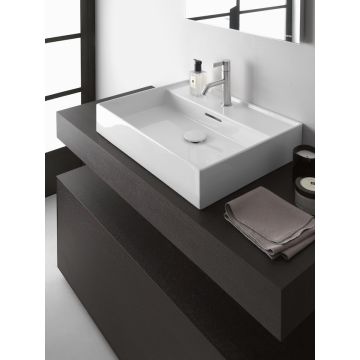 Umywalka ścienna Laufen Kartell 500x460 mm szlifowana z otw. biała LCC H8163324001041