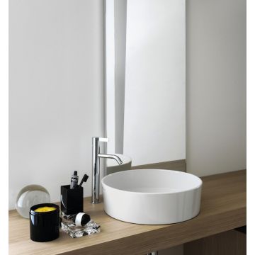 Umywalka nablatowa Laufen Kartell Ø 420 mm bez otw. biała LCC H8123314001121