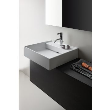 Umywalka ścienna Laufen Kartell 460x460 mm z otw. biała LCC H8153314001111