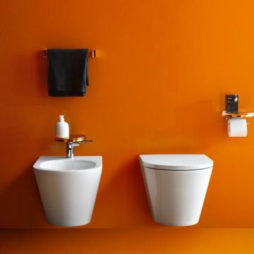 Bidet podwieszany Laufen Kartell 370x545 mm biały LCC H8303314003021