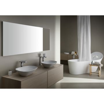 Umywalka nablatowa Laufen Palomba 520x380 mm bez otw. biała LCC H8168024001121