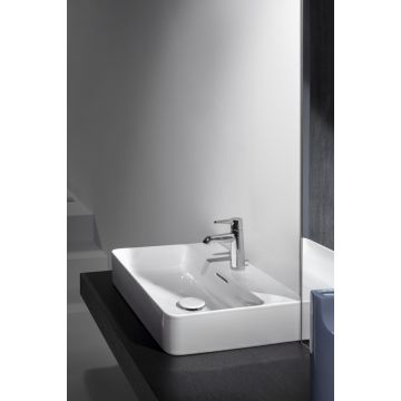 Umywalka ścienna Laufen Val 550x420 mm szlifowana bez otw. biała LCC H8162824001091