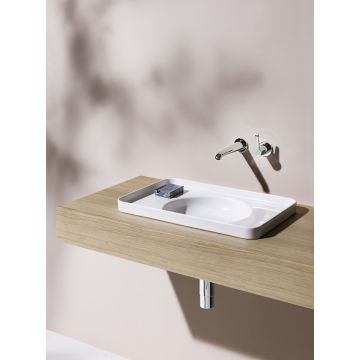 Umywalka blatowa Laufen Val 550x360 mm z otw. po prawej stronie biała LCC H8172814001061
