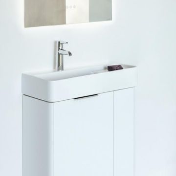 Umywalka ścienna Laufen Val 600x315 mm szlifowana z otw. biały mat H8172857571041