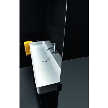 Umywalka ścienna Laufen Val 750x420 mm bez otw. biały mat H8102857571091