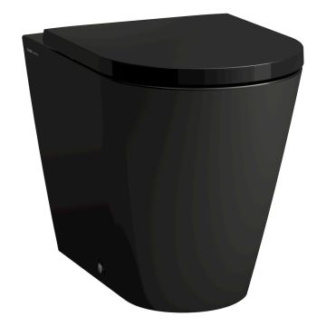 Miska WC stojąca rimless 370x560 mm Laufen Kartell czarny mat H8233377160001