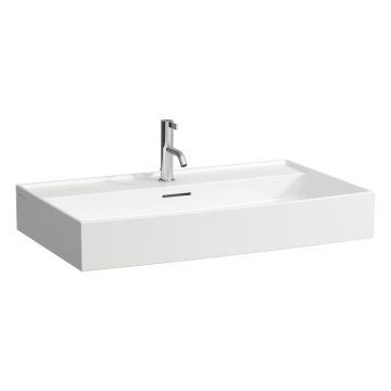 Umywalka ścienna 800x460 mm Laufen Kartell z otw. szary mat H8103367591041