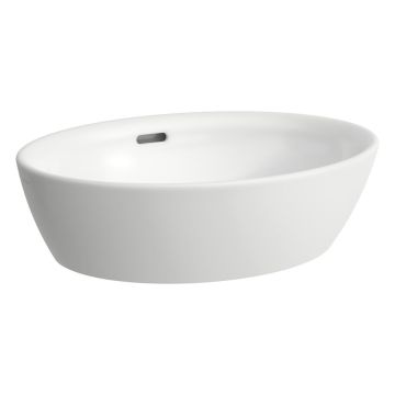 Umywalka nablatowa 520x390 mm Laufen Pro B bez otw. i przelewu biała H8129640001121