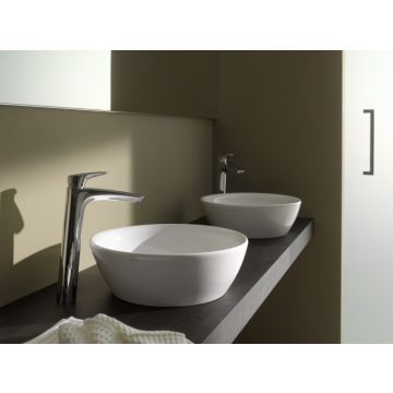 Umywalka nablatowa 420x420 mm Laufen Pro B bez otw. i przelewu biała H8129620001121
