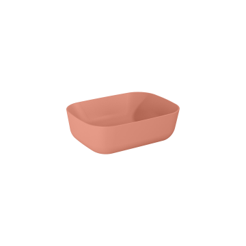Umywalka nablatowa 46x33 cm Elita Reni terra pink matt RE040460036600