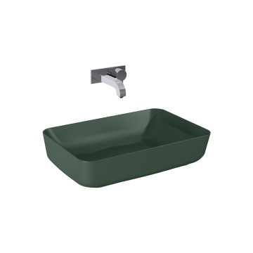 Umywalka nablatowa 50x13x39 cm Elita Nomia forest green matt RE040500057010