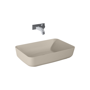 Umywalka nablatowa 50x13x39 cm Elita Nomia fume matt RE040500057020