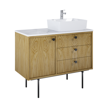 Szafka podumywalkowa 100x54x45.6 cm Elita Legacy 100 3S 1D P dąb naturalny RE011001096690