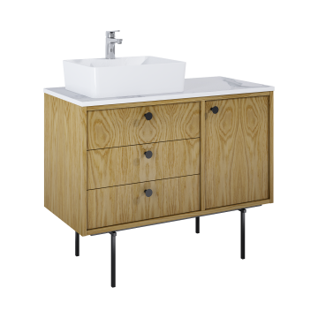 Szafka podumywalkowa 100x54x45.6 cm Elita Legacy 100 3S 1D L dąb naturalny RE011000096690