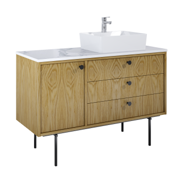 Szafka podumywalkowa 120x54x45.6 cm Elita Legacy 120 3S 1D P dąb naturalny RE011201096690