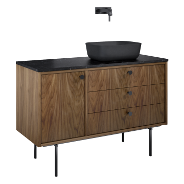 Szafka podumywalkowa 120x54x45.6 cm Elita Legacy 120 3S 1D P orzech amerykański RE01120109D480