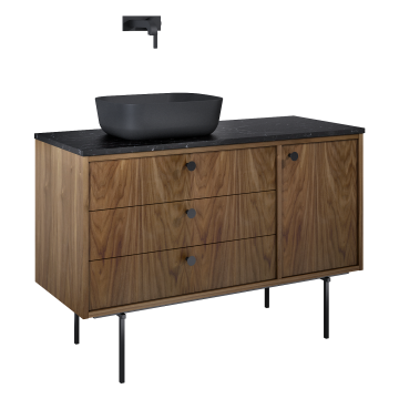 Szafka podumywalkowa 120x54x45.6 cm Elita Legacy 120 3S 1D L orzech amerykański RE01120009D480