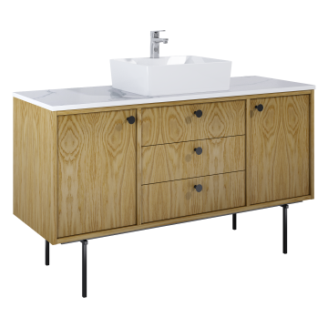 Szafka podumywalkowa 140x54x45.6 cm Elita Legacy 140 3S 2D dąb naturalny RE011401096690