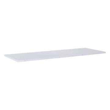 Blat łazienkowy 140x46x2 cm Elita Terrazzo biały mat RE051400035290