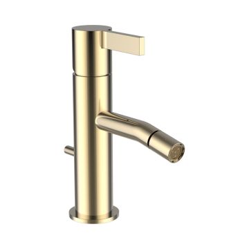 Bateria bidetowa sztorcowa Laufen Kartell bez korka złoty połysk H3413310011031