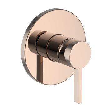 Bateria natryskowa jednouchwytowa podtynkowa do Simibox Laufen Kartell różowe złoto H3313360820001