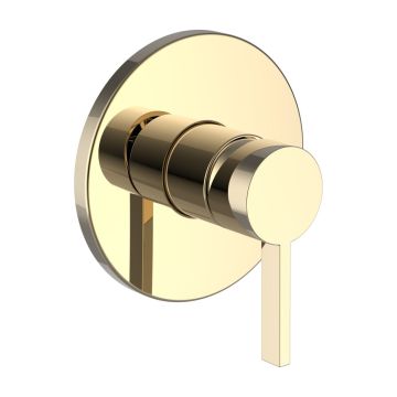 Bateria natryskowa jednouchwytowa podtynkowa do Simibox Laufen Kartell złoty połysk H3313360010001