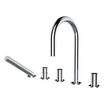Bateria nawannowa dwuuchwytowa Laufen Kartell chrom H3223350042821