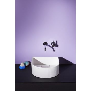 Bateria ścienna dwuotworowa Laufen Kartell chrom H3113360041201