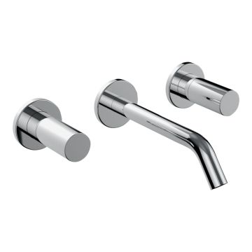 Bateria umywalkowa dwuuchwytowa Laufen Kartell chrom H3123360041201